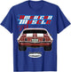 1970 Street Drag Car 70 HotRod Hot Rod Custom Oldtimer Oldie T-Shirt - T-Shirt | Royal