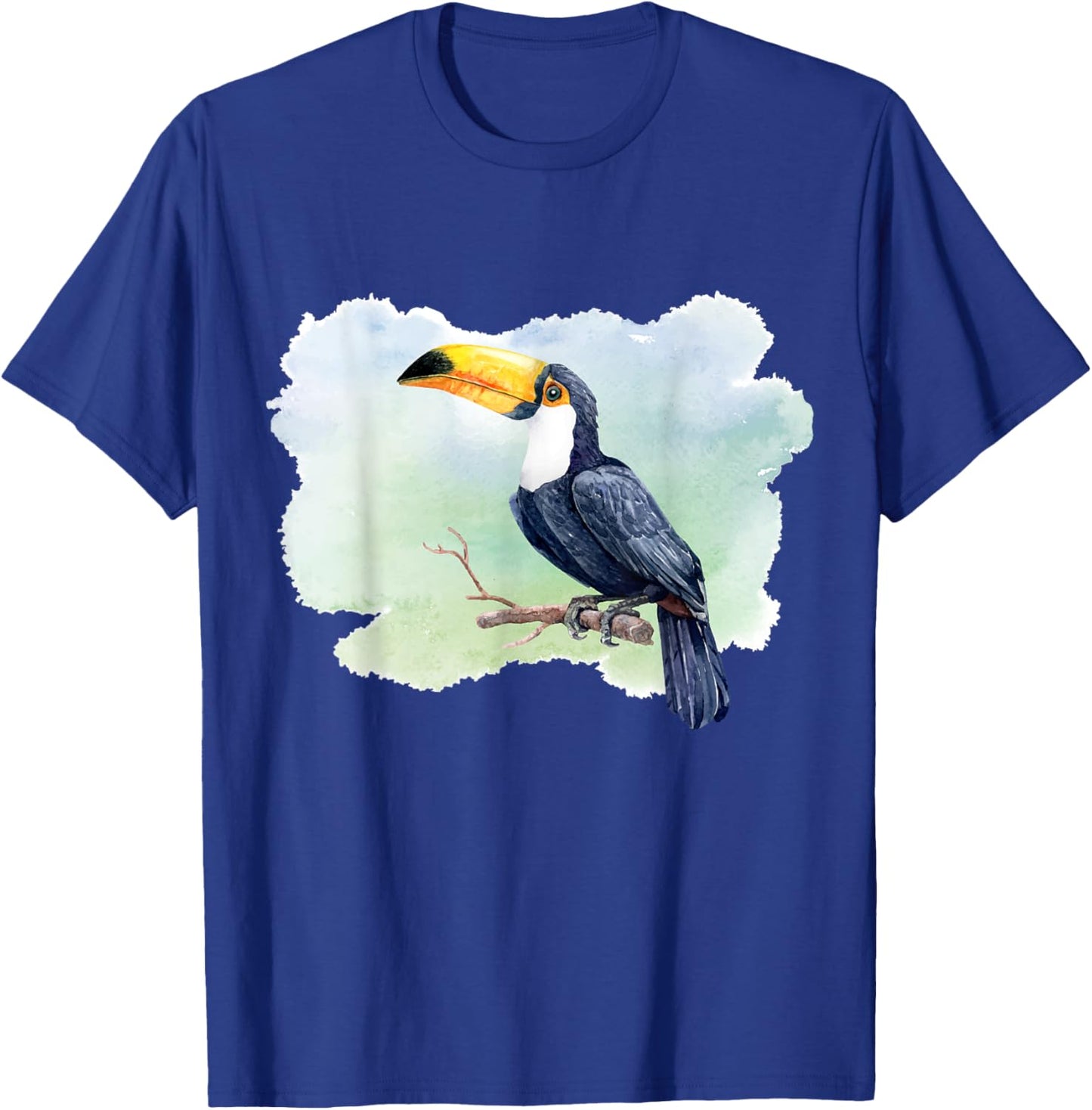 Toucan Watercolor T-Shirt - T-Shirt | Royal