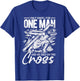 I Only Kneel For One Man, Cross, Jesus, Church, Christian T-Shirt - T-Shirt | Royal