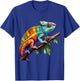Chameleon Reptile Graphic T-Shirt - T-Shirt | Royal