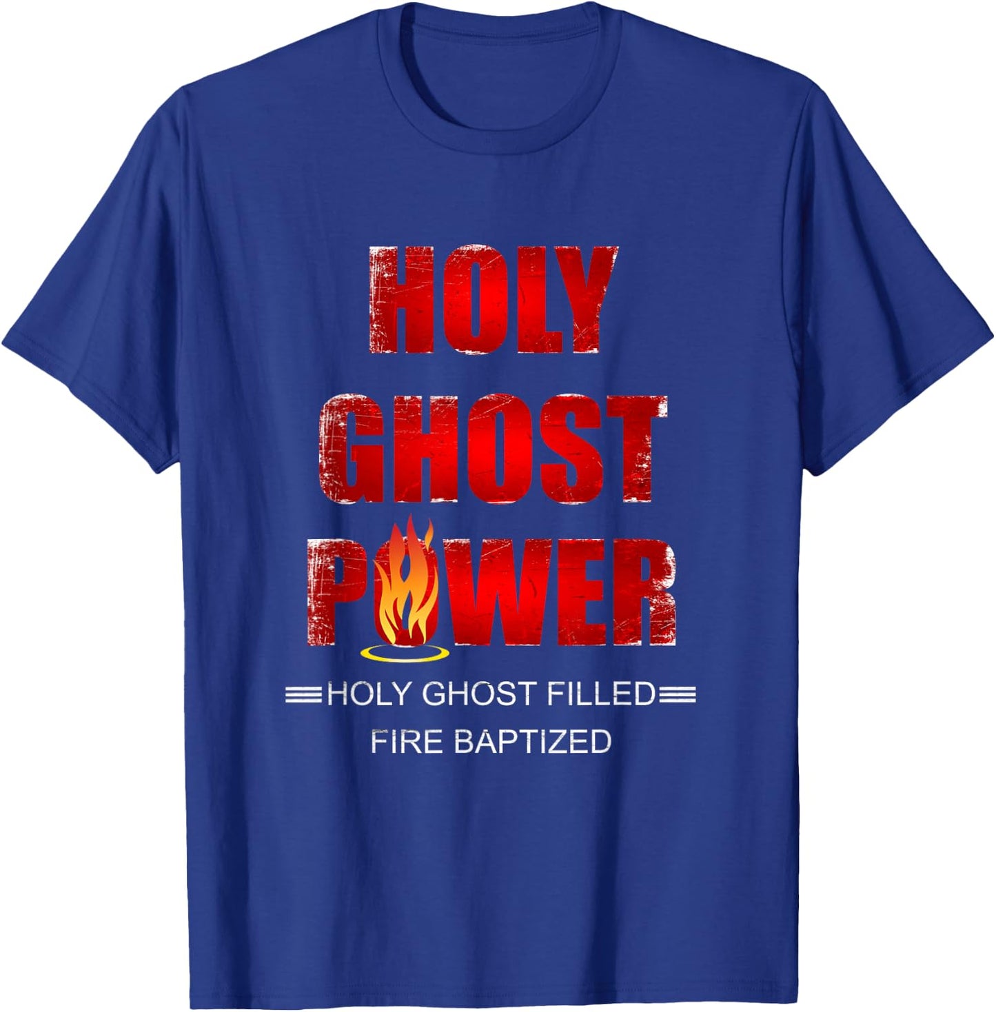 Holy Ghost Power Spirit-Filled Pentecostal Apostolic Gifts T-Shirt - T-Shirt | Royal