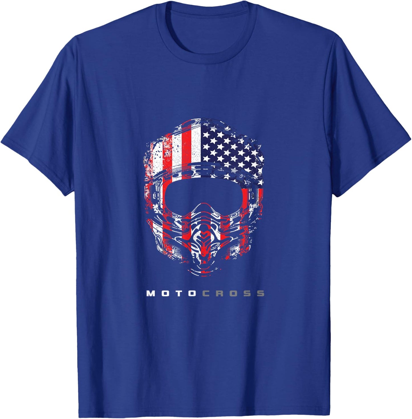 American Dirt Bike Motocross Apparel - Motocross Dirt Bike T-Shirt - T-Shirt | Royal