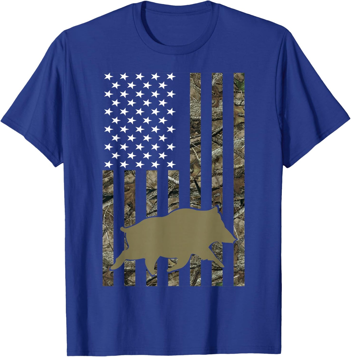Hog Hunting Shirts Women Wild Boar Pig Hunter T-Shirt - T-Shirt | Royal
