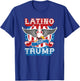 Latino For Trump 2020 Election Hispanic Conservative Vote T-Shirt - T-Shirt | Royal