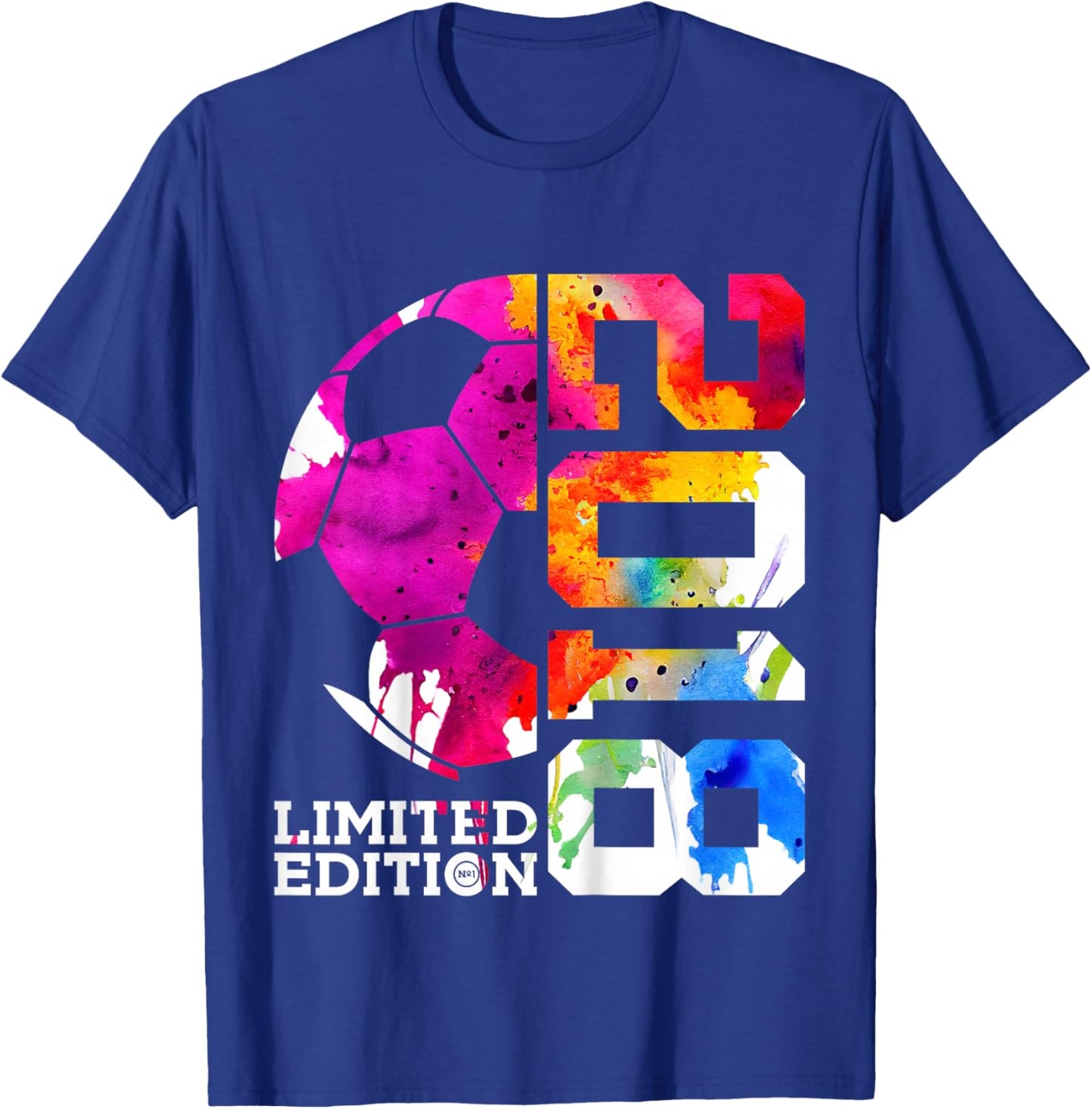 Kids 7th BIRTHDAY SOCCER LIMITED EDITION 2018 T-Shirt - T-Shirt | Royal