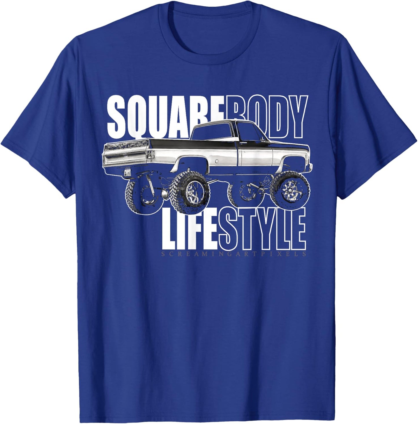 Square body Truck C10 / K10 Lifestyle,Squarebody Truck T-Shirt - T-Shirt | Royal