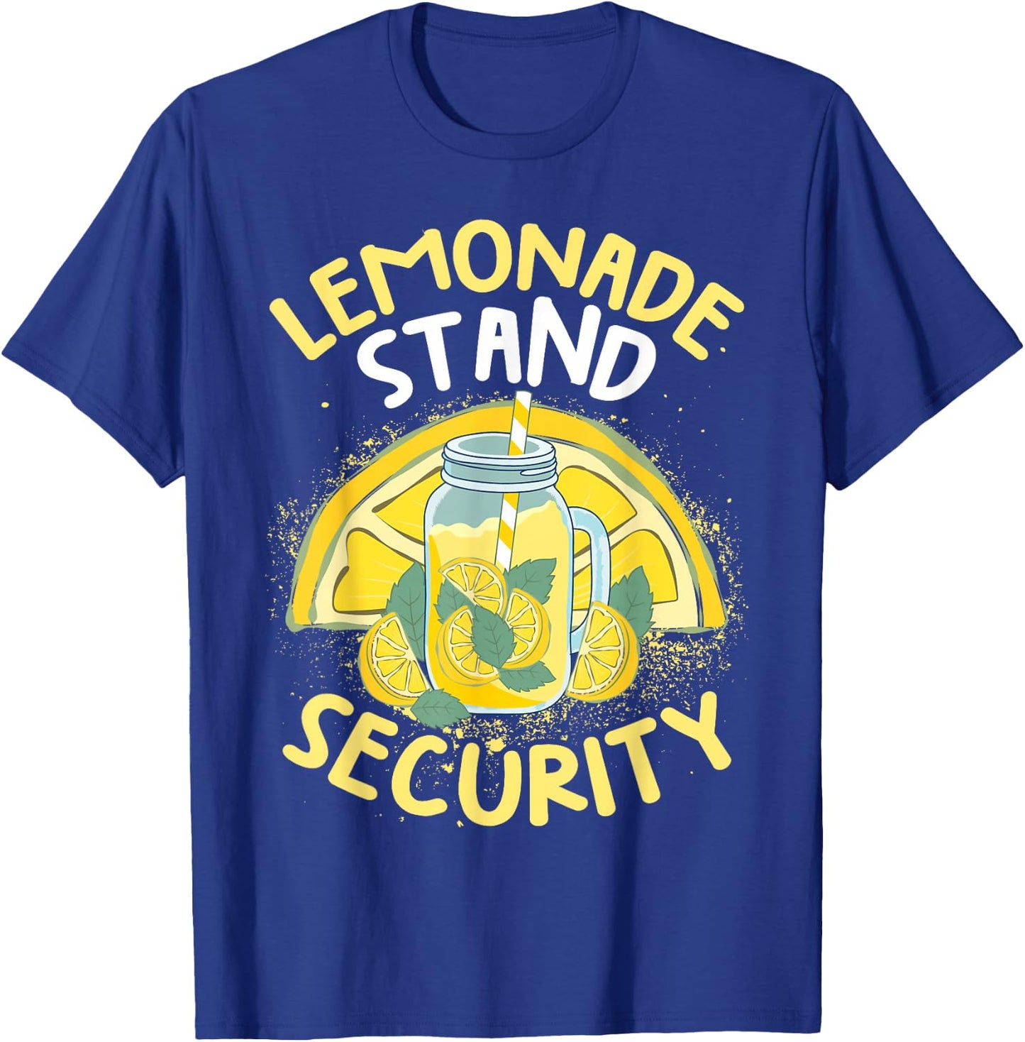Summer Fun Lemonade Stand Security Boss Lemonade Crew T-Shirt - T-Shirt | Royal