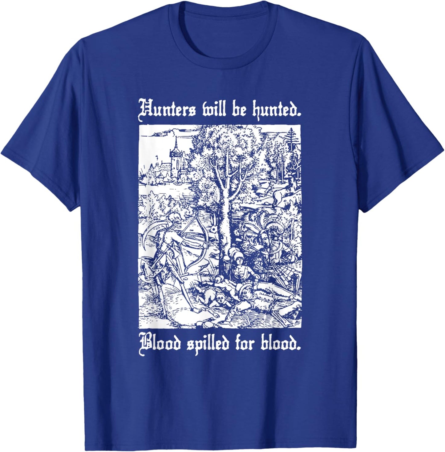 Hunters will be Hunted Animal Liberation T-Shirt - T-Shirt | Royal
