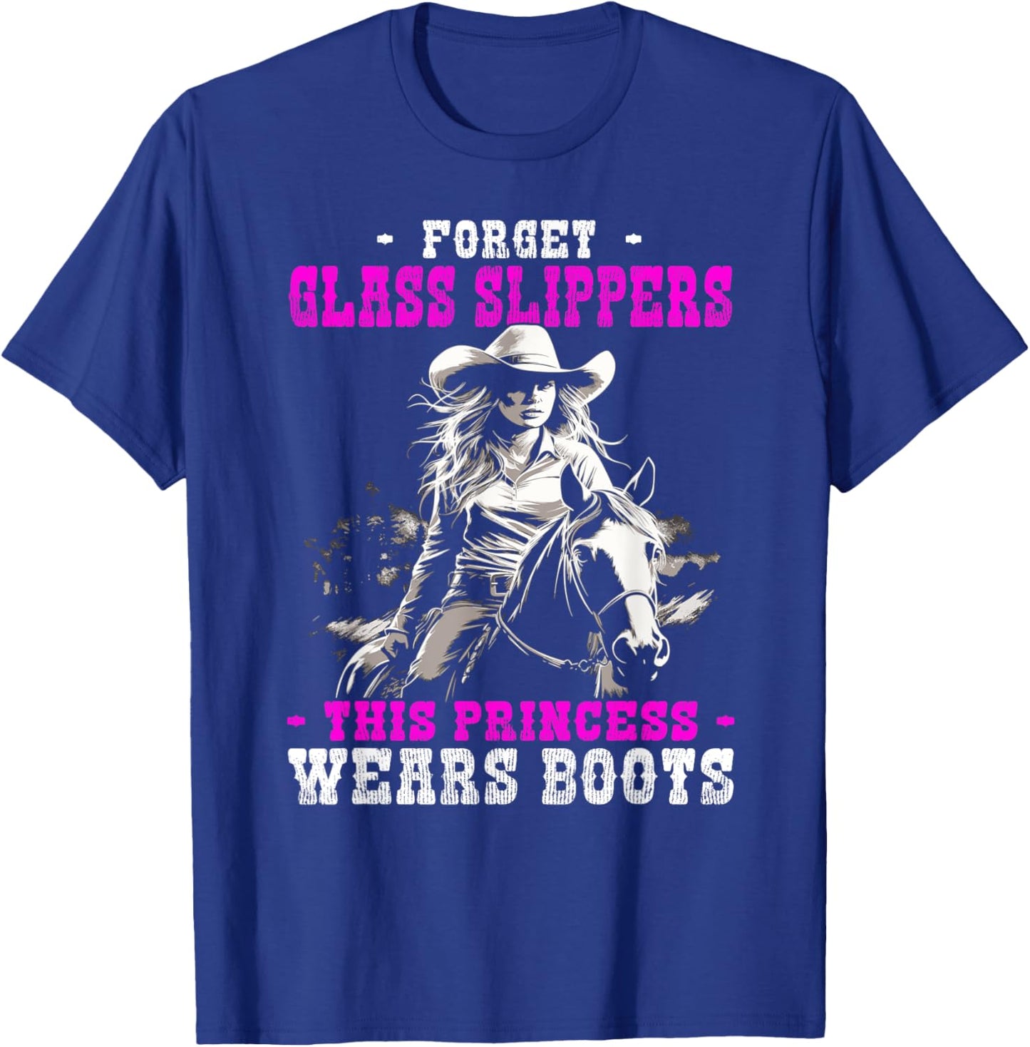 This Princess Wears Boots | western riding T-Shirt - T-Shirt | Royal