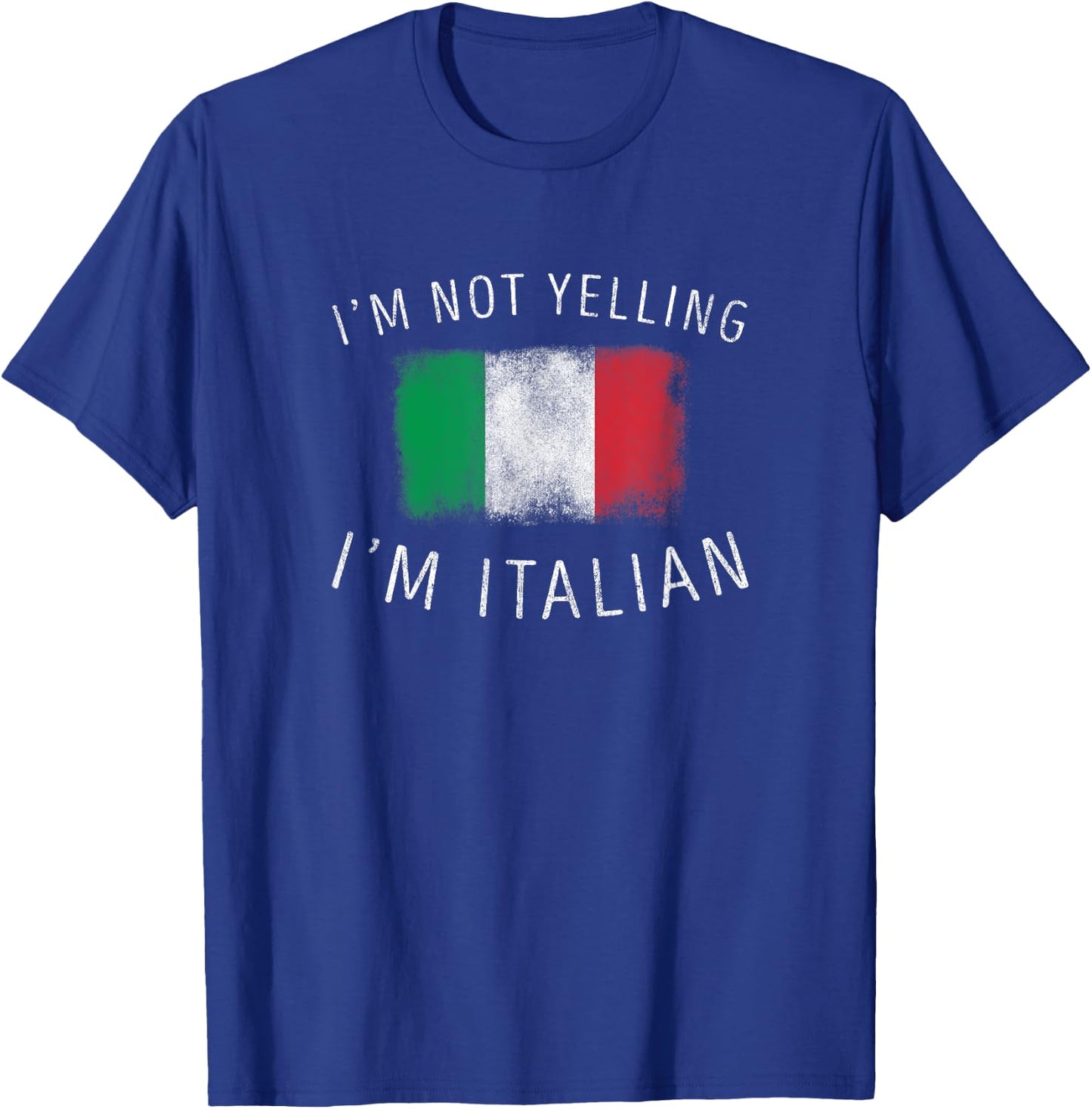 I don't scream, I'm Italian - Italy Pride T-Shirt - T-Shirt | Royal