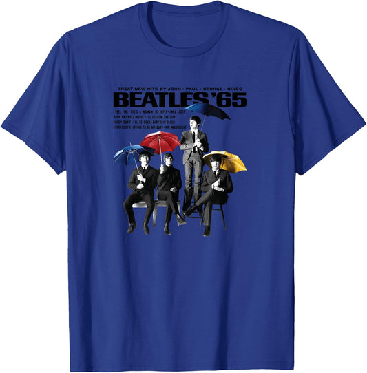 The Beatles - Beatles 65 Umbrellas T-Shirt - T-Shirt | Royal