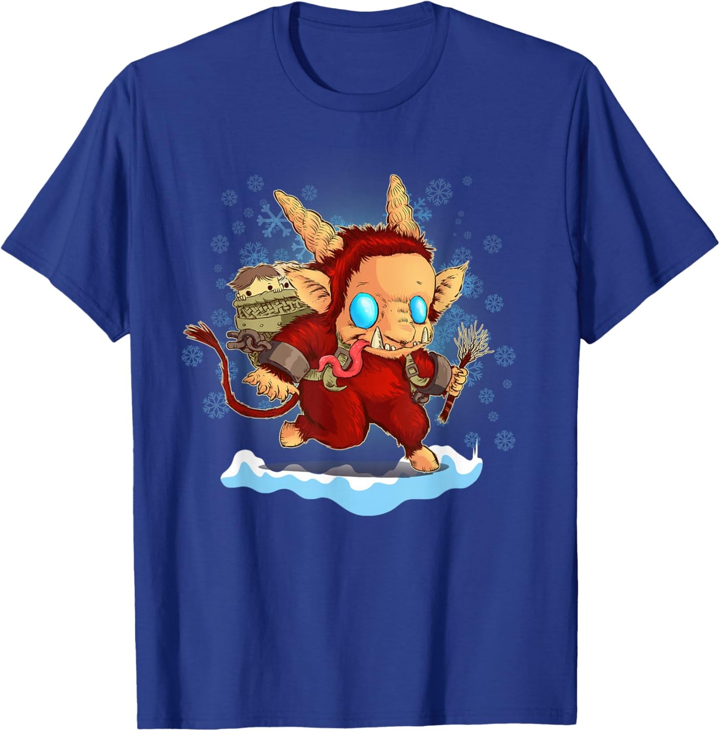 Cute Anime Krampus pajamas Christmas Kid's Women's T-Shirt - T-Shirt | Royal