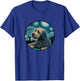 Whoodle Starry Night Painting Dog Mom Dad Women Girls Kids T-Shirt - T-Shirt | Royal