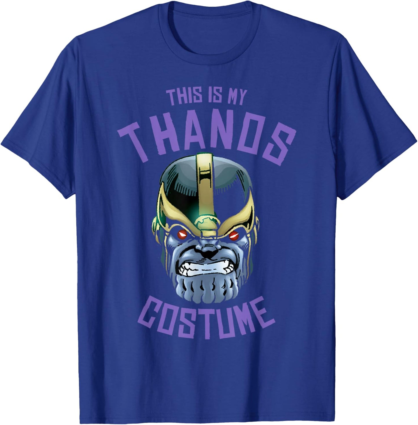 Marvel Thanos This is My Costume Halloween T-Shirt - T-Shirt | Royal