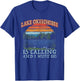 Fishing Boating Camping Retro Lake Vacation Lake Okeechobee T-Shirt - T-Shirt | Royal