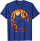 Creepy Black Cat in Magic Pumpkin Forest T-Shirt - T-Shirt | Royal