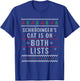 Physicist Schrödingers Cat Funny Physics Ugly Christmas Women T-Shirt - T-Shirt | Royal
