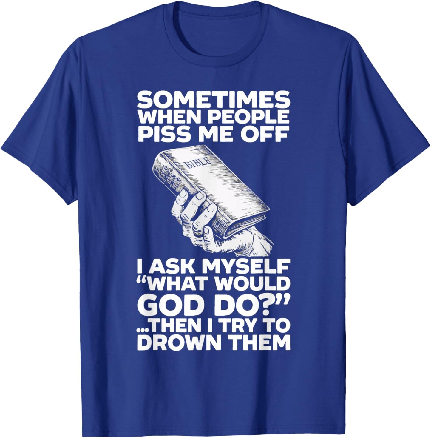 Atheism Anti-Religion Agnostic Freethinker Atheist T-Shirt - T-Shirt | Royal