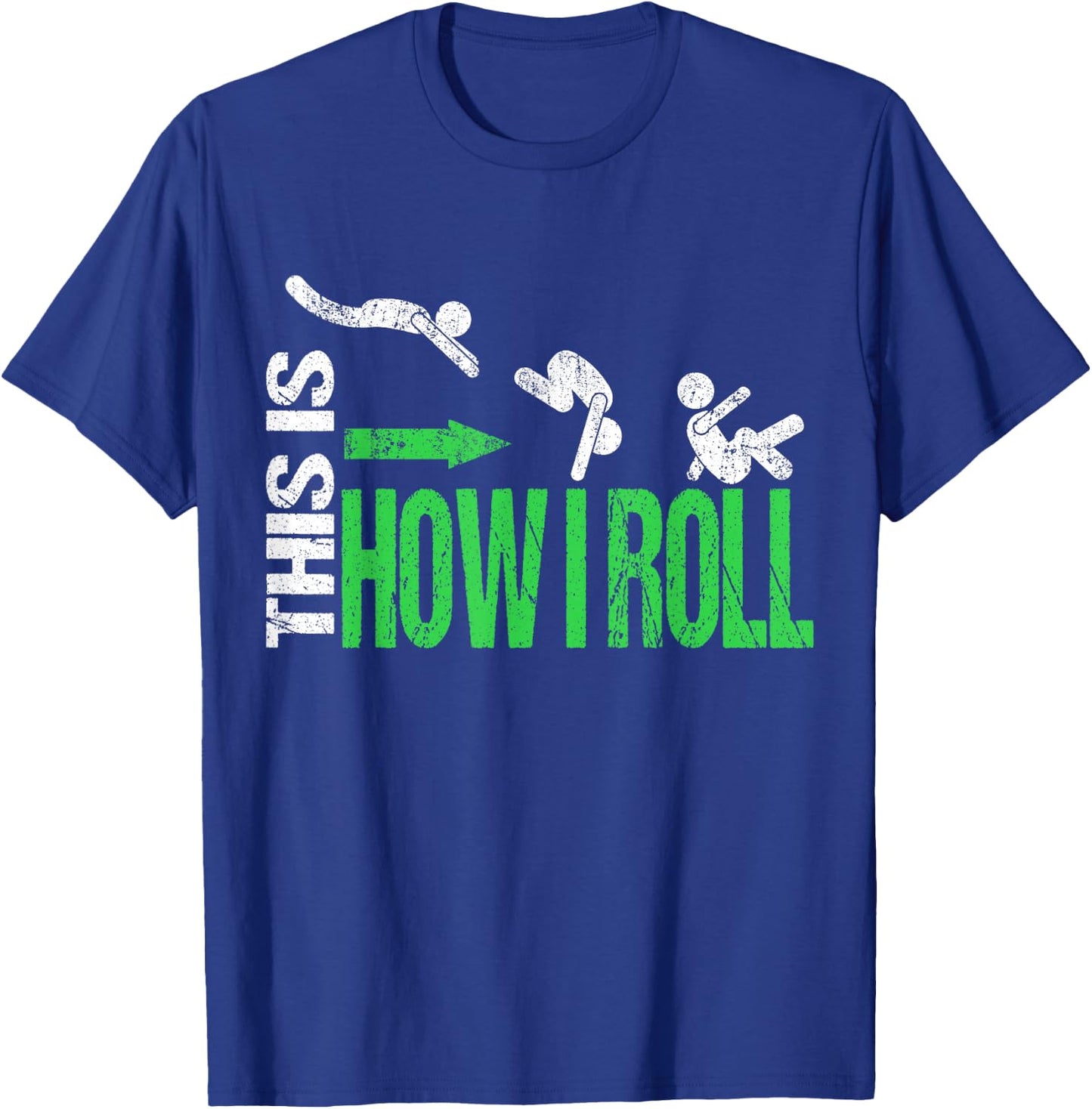 This Is How I Roll Freerunner Pun Cool Parkour Boys Kids Men T-Shirt - T-Shirt | Royal