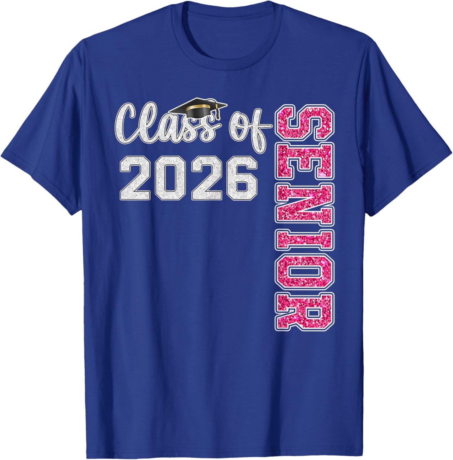 Girls Senior Class of 2026 Graduation 2026 T-Shirt - T-Shirt | Royal