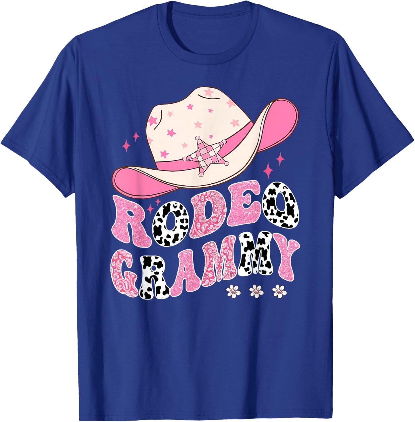 Rodeo Grammy Pink CowGirl 1St Birthday Family Matching T-Shirt - T-Shirt | Royal