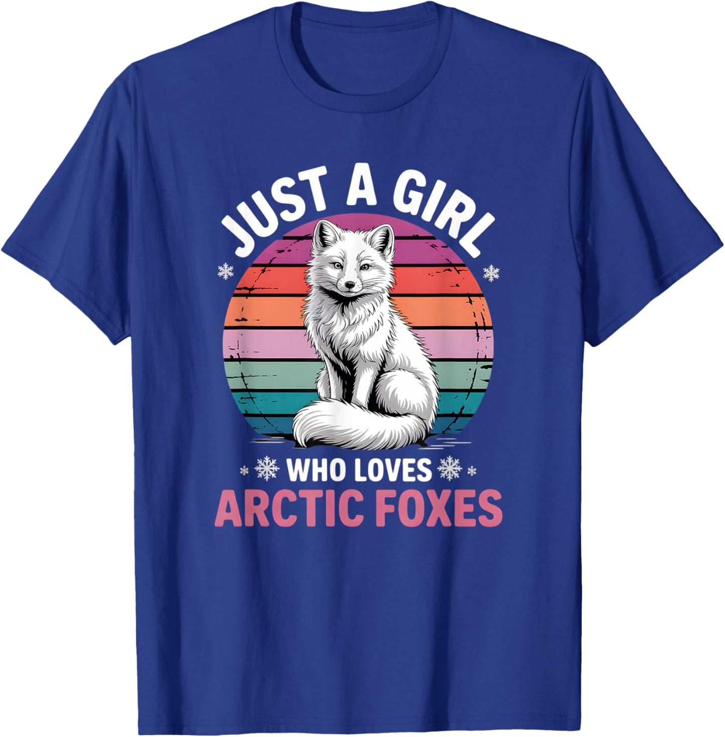 Girls Arctic Fox T-Shirt - T-Shirt | Royal