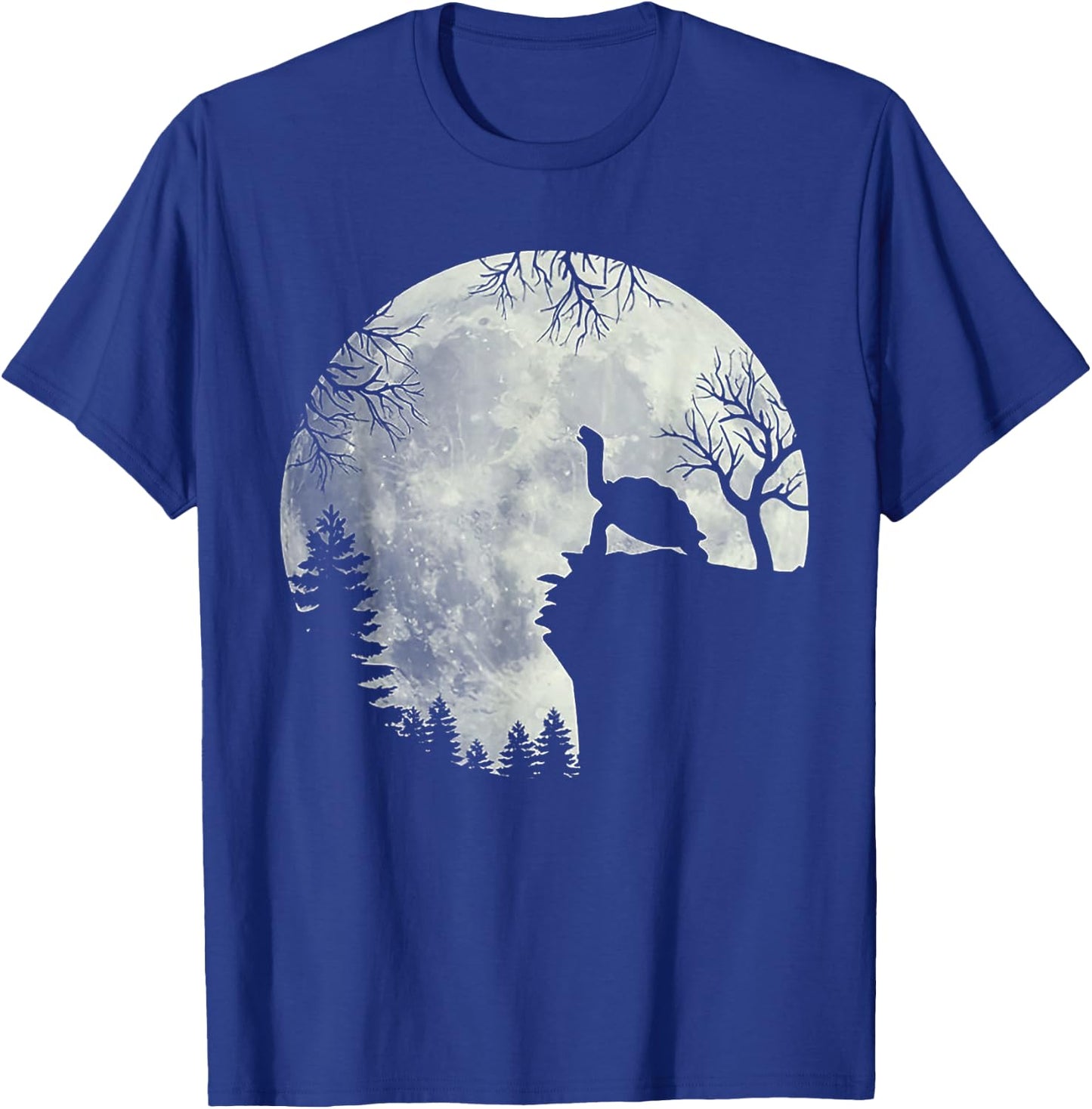 Turtle With Moon T-Shirt - T-Shirt | Royal
