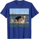 Funny Shark Biting Cat and Shark , Black, S T-Shirt - T-Shirt | Royal