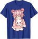 Anime Girl Cat Cats Kawaii T-Shirt - T-Shirt | Royal