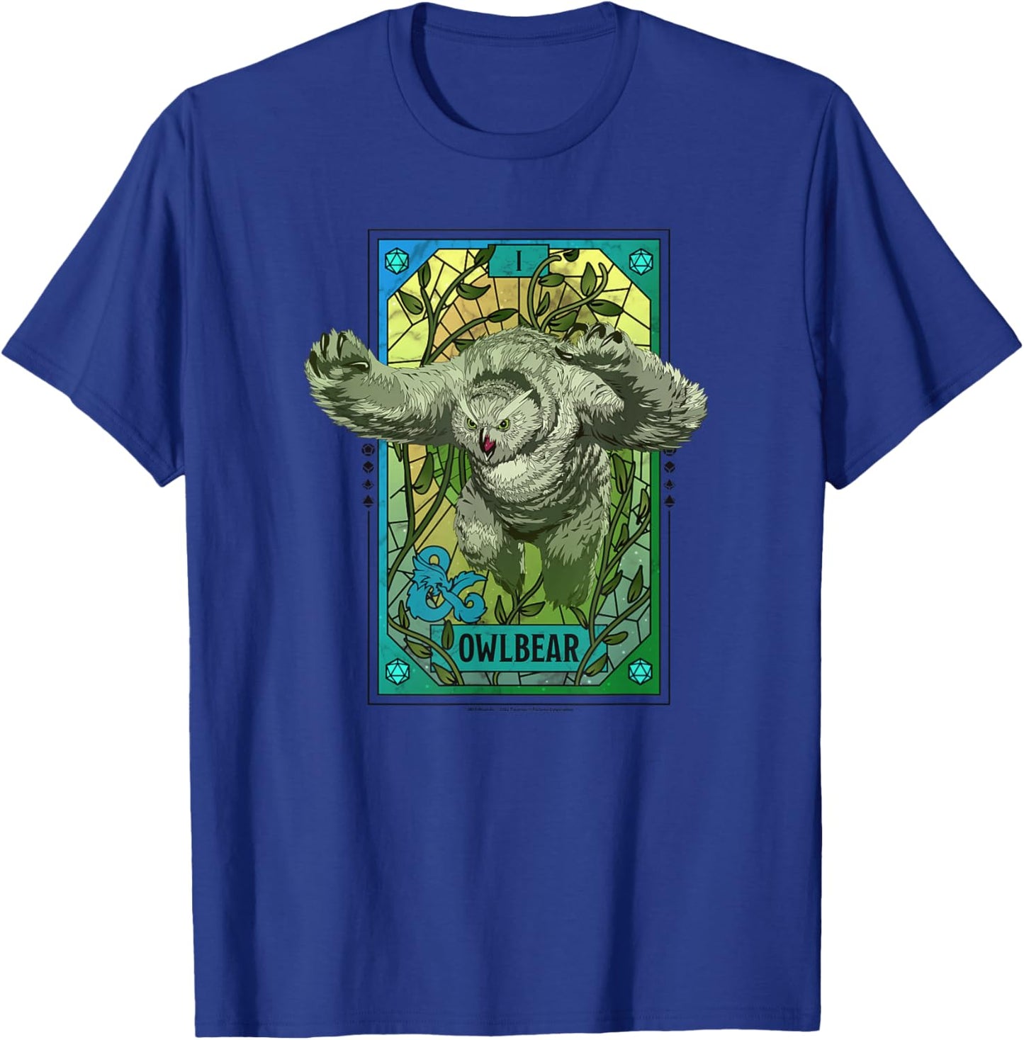 Dungeons & Dragons: Honor Among Thieves Owlbear Tarot Card T-Shirt - T-Shirt | Royal