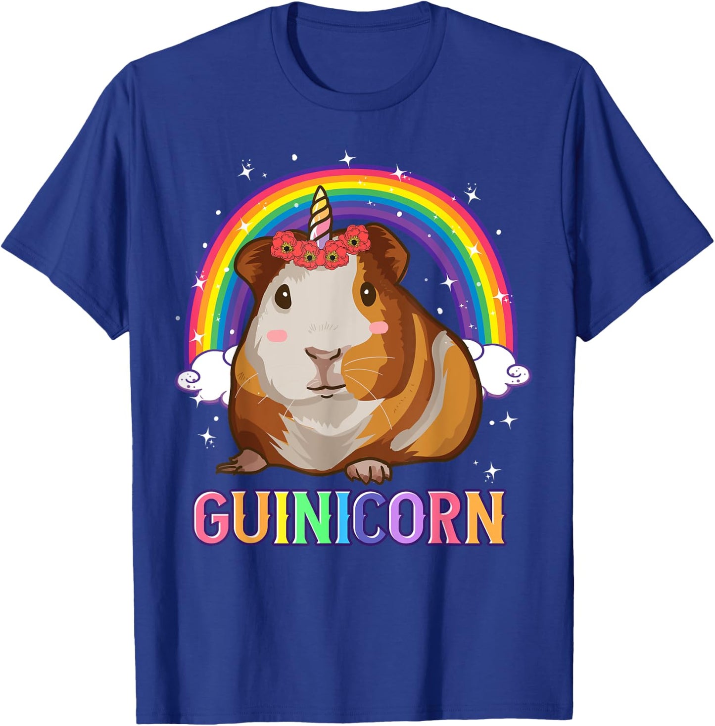 Guinea Pig Shirts For Girls Guinea Pig Unicorn Guinicorn T-Shirt - T-Shirt | Royal