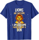 Lions are Awesome Lion T-Shirt - T-Shirt | Royal