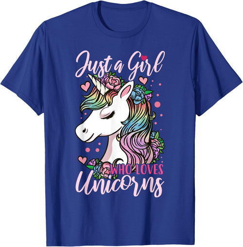 Unicorn Just a Girl Who Loves Unicorns Gift