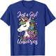 Unicorn Just a Girl Who Loves Unicorns Gift T-Shirt - T-Shirt | Royal
