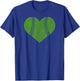 Baseball Heart Shirt Softball Mom Matching Team Gift Green T-Shirt - T-Shirt | Royal