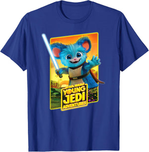 Star Wars Young Jedi Adventures Nubs Poster Art T-Shirt - T-Shirt | Royal