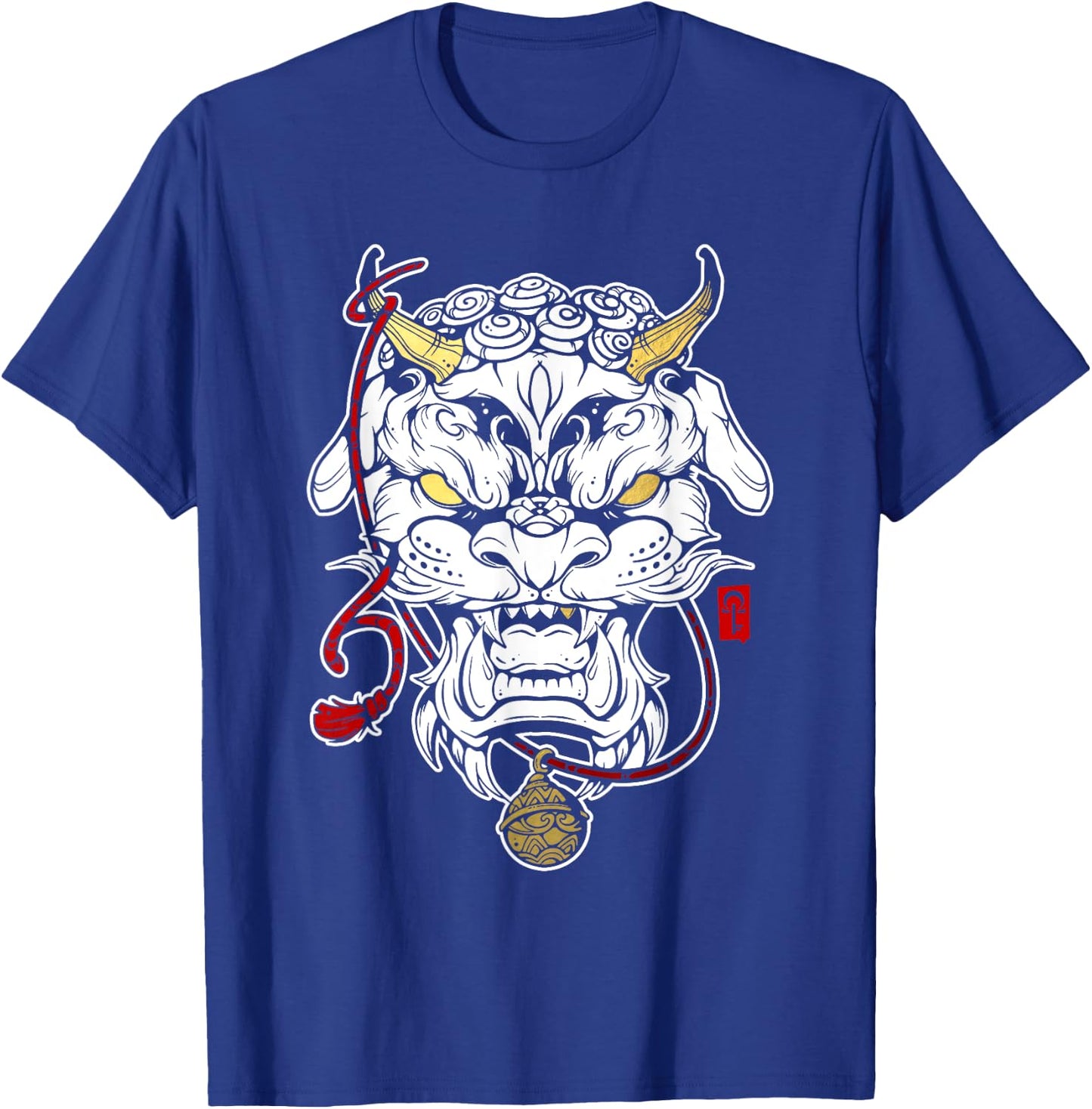 Chinese guardian lion Foo Dog Men Women T-Shirt - T-Shirt | Royal