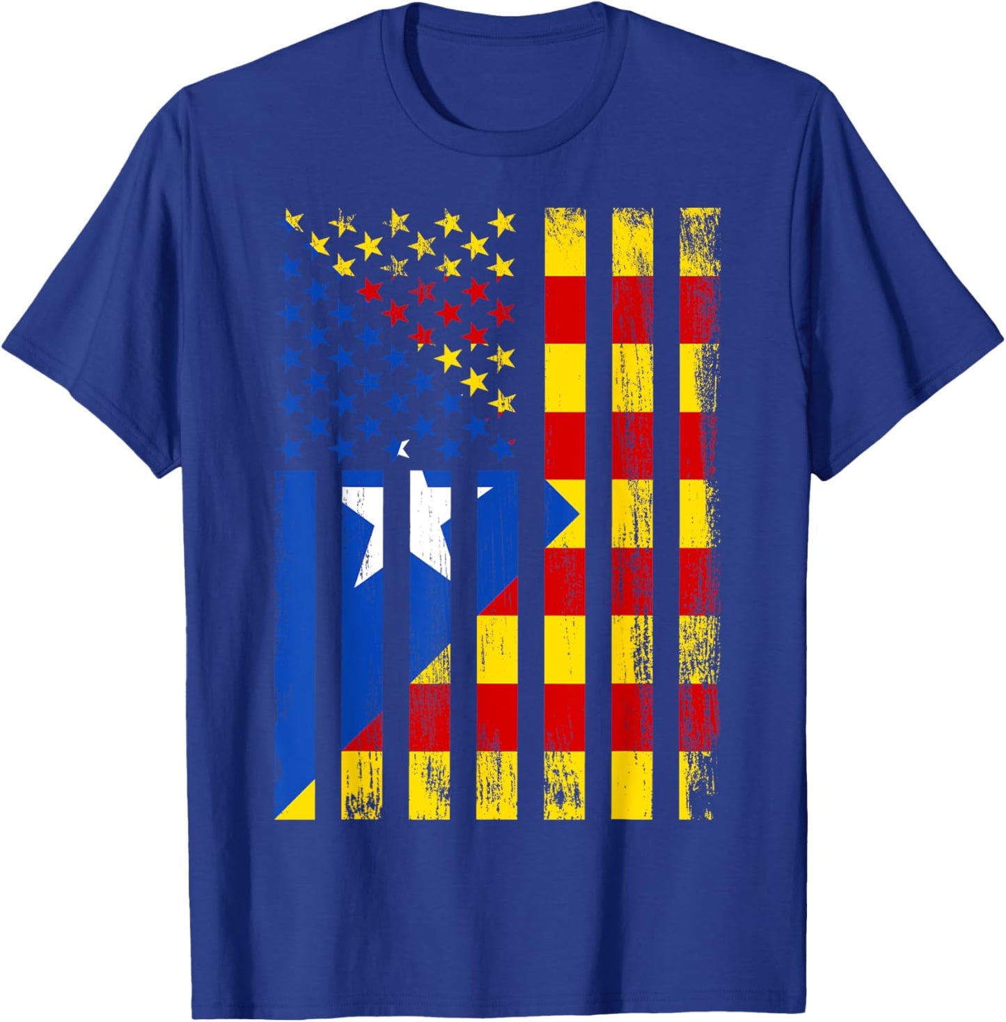 Catalonia & USA T-Shirt - T-Shirt | Royal