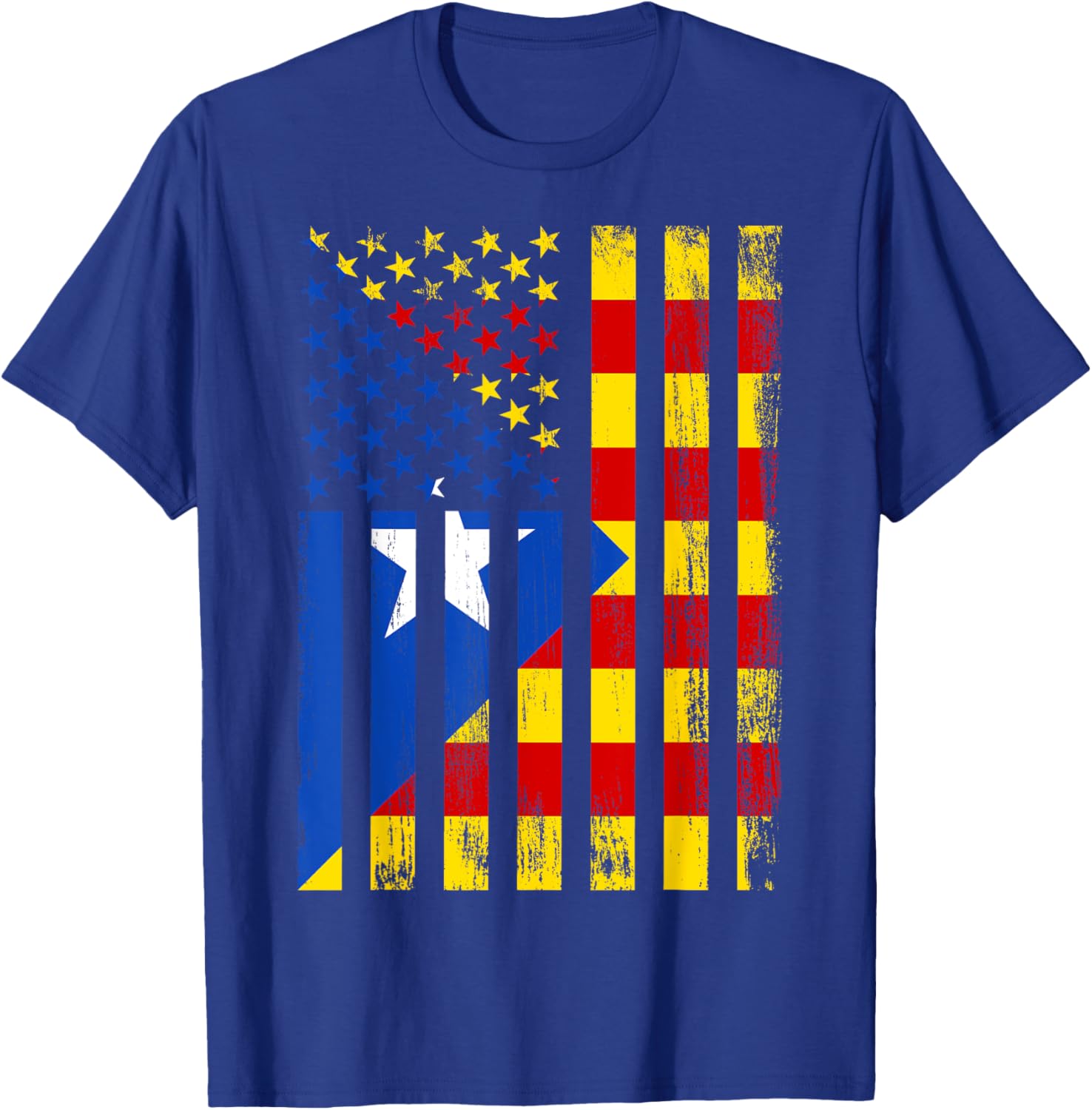 Catalonia & USA T-Shirt - T-Shirt | Royal