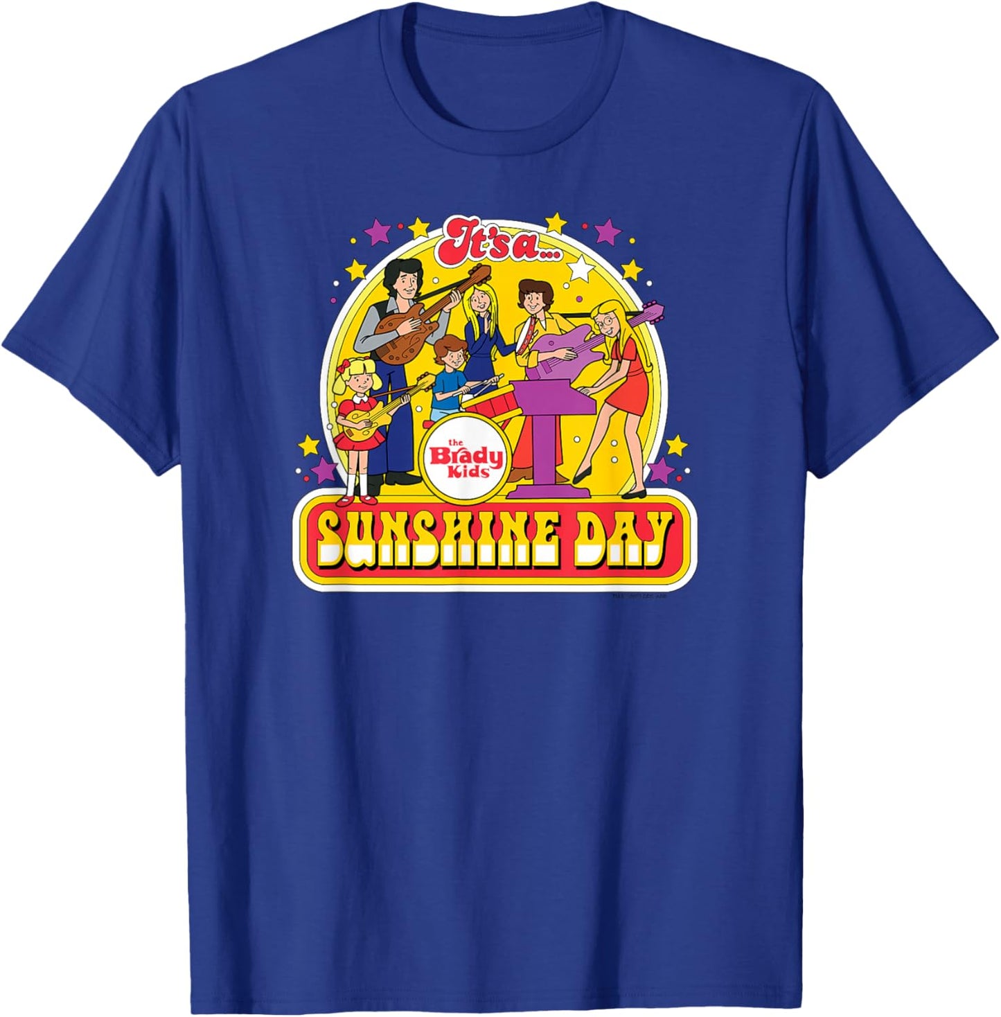 The Brady Bunch - It's a Sunshine Day T-Shirt - T-Shirt | Royal