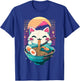 Anime Cat Eating Ramen Japanese Ramen Cat Japan T-Shirt - T-Shirt | Royal