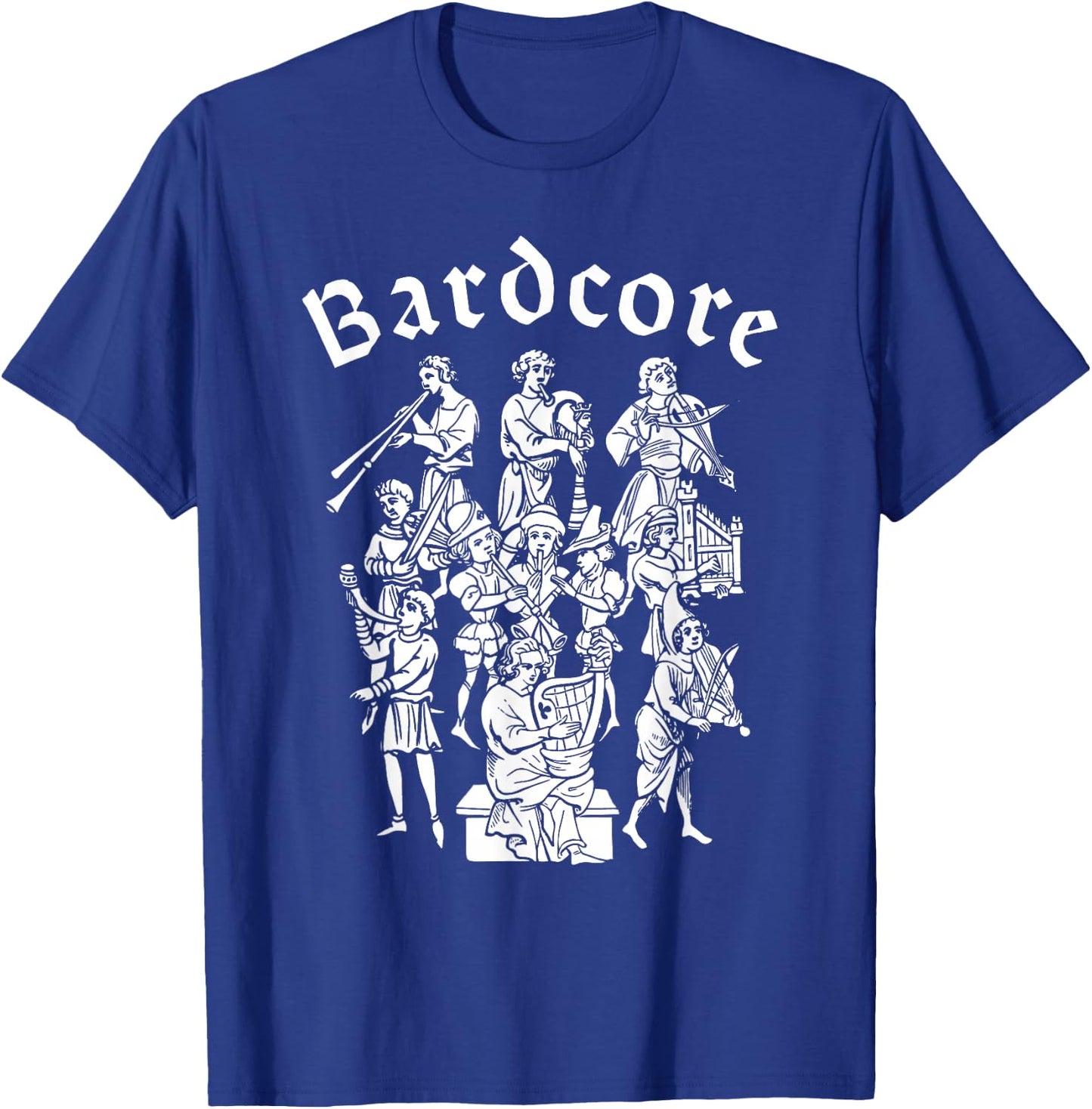 Bardcore Medieval Song Instrument Bard T-Shirt - T-Shirt | Royal
