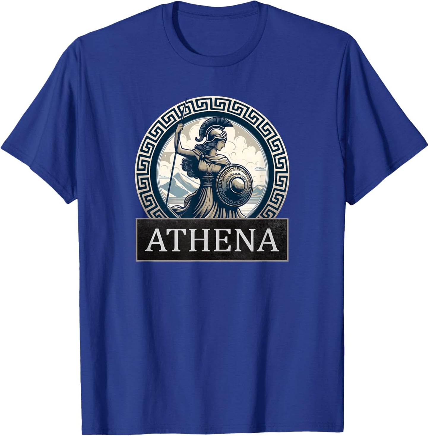 Athena Ancient Greek Goddess T-Shirt - T-Shirt | Royal
