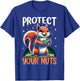 Squirrel Animal Lover Funny Squirrels T-Shirt - T-Shirt | Royal