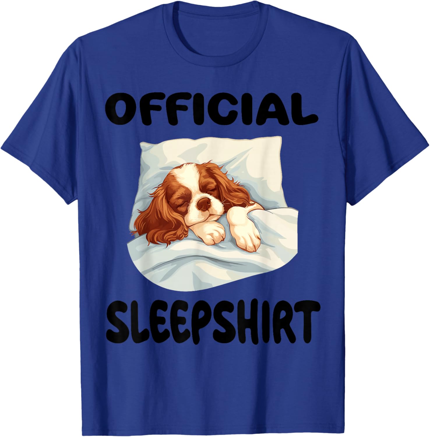 Cavalier King Charles Spaniel Dog Official Sleepshirt Pajama T-Shirt - T-Shirt | Royal