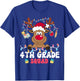 4th Grade Squad Reindeer Christmas Fourth Grade Teacher Xmas T-Shirt - T-Shirt | Royal