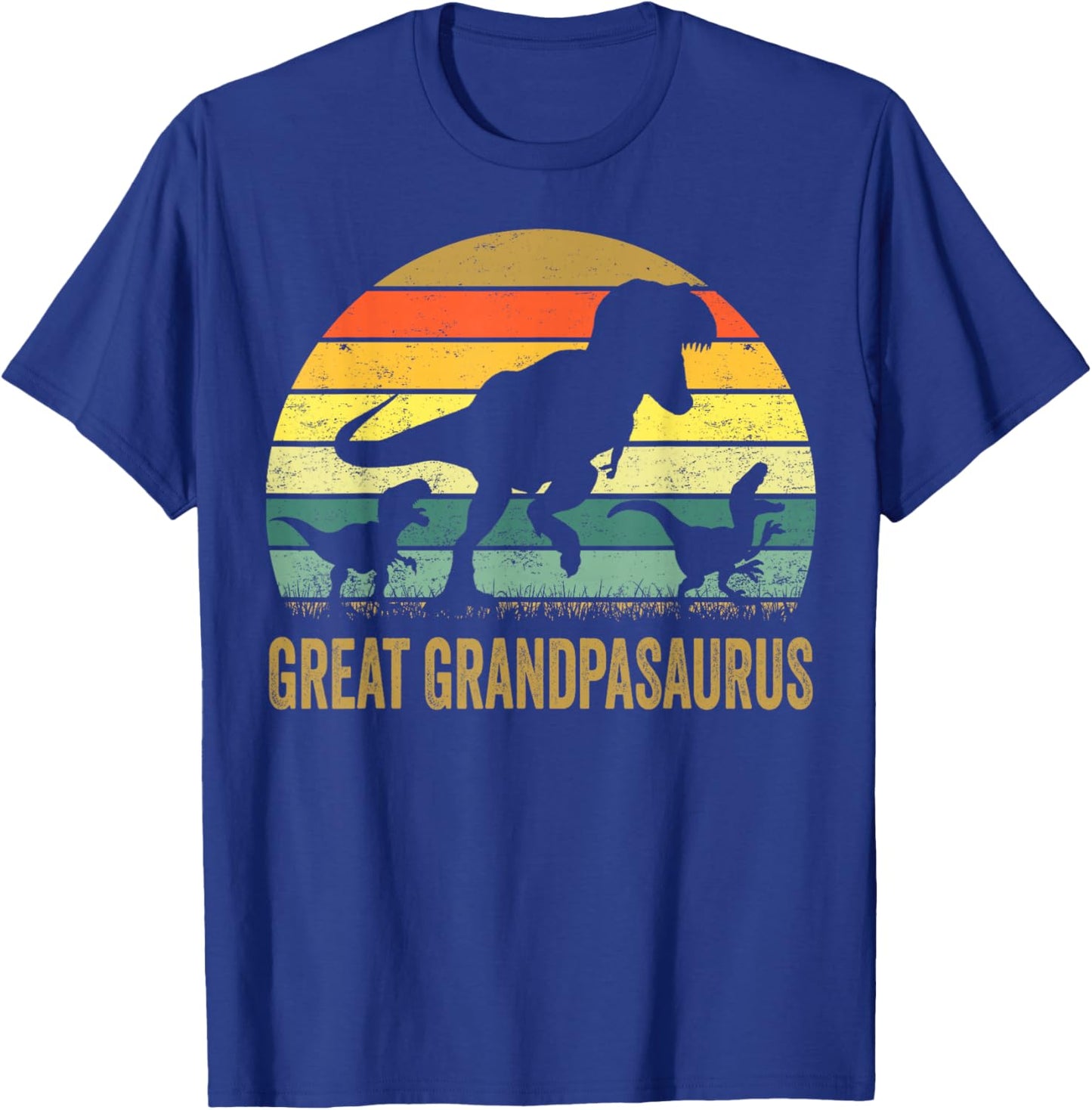 Great Grandpa Dinosaur T Rex Great Grandpasaurus 2 kids T-Shirt - T-Shirt | Royal