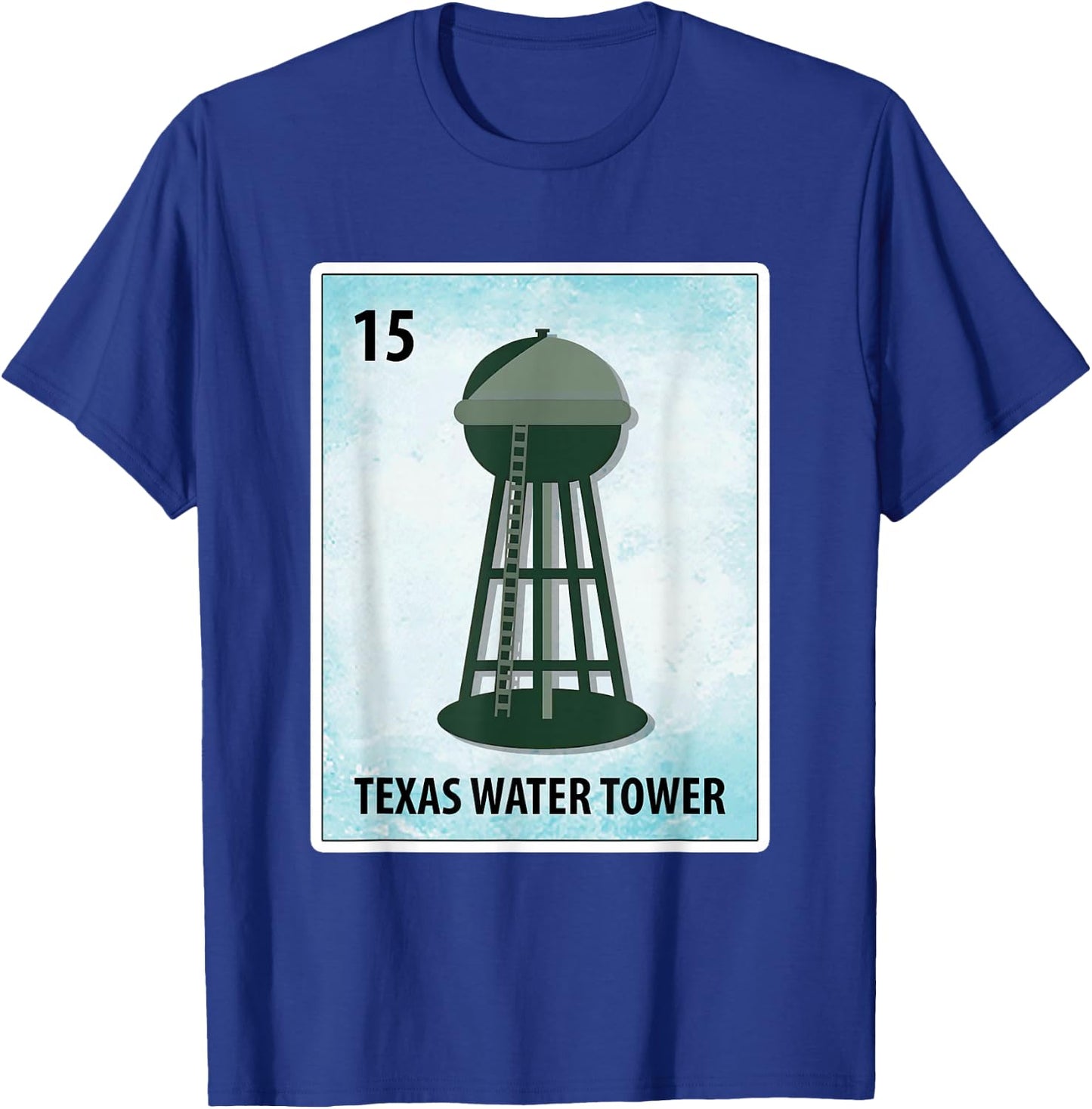 Water Tower Mexican Cards T-Shirt - T-Shirt | Royal