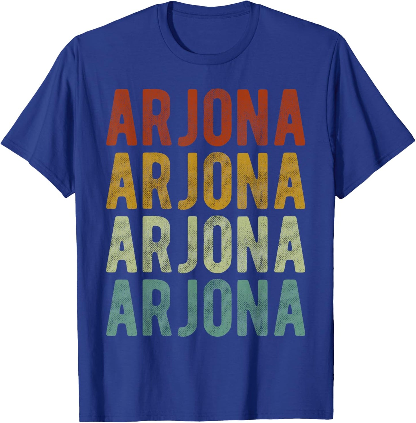 Arjona City Colombia Retro Vintage T-Shirt - T-Shirt | Royal