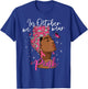 In October We Wear Pink Black Woman Breast Cancer Awareness T-Shirt - T-Shirt | Royal